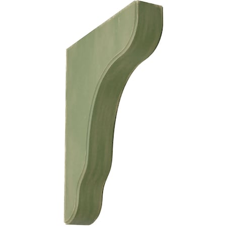 Ekena Millwork 1 3/4"W x 8 1/2"D x 11"H Plymouth Wood Vintage Decor Bracket, Restoration Green BKTWD02X09X11PLGR